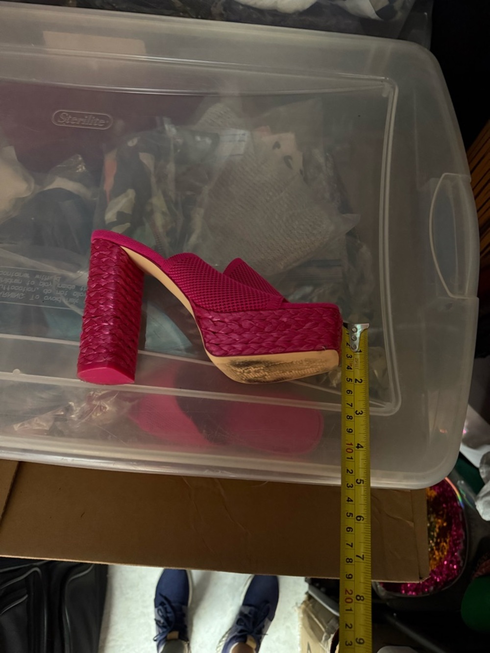 Forever 21 Hot Pink Platform Slide Mules - Picture 14 of 14